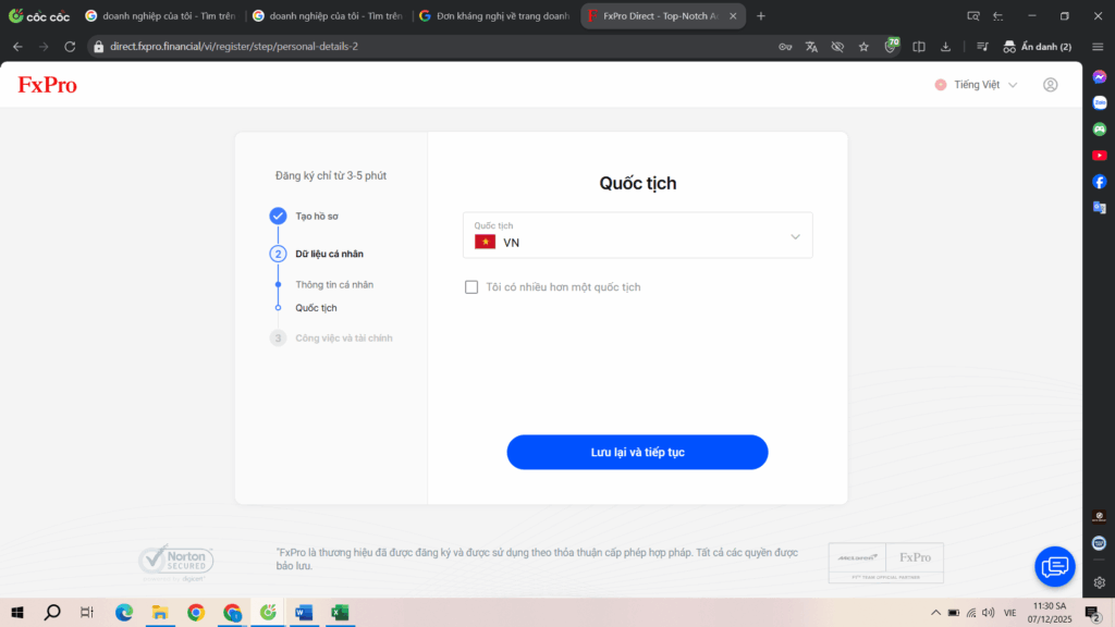 Hướng dẫn sử dụng nền tảng cTrader sau khi mở tài khoản FxPro.